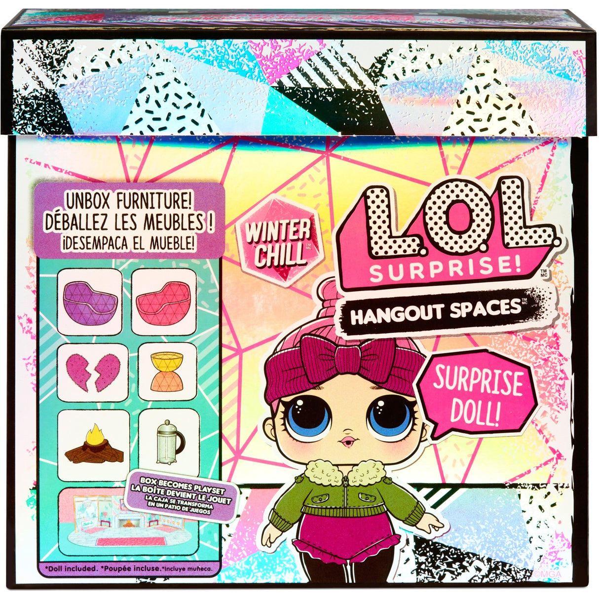 MGA Entertainment Surprise! Spazi di ritrovo freddo invernale Sty