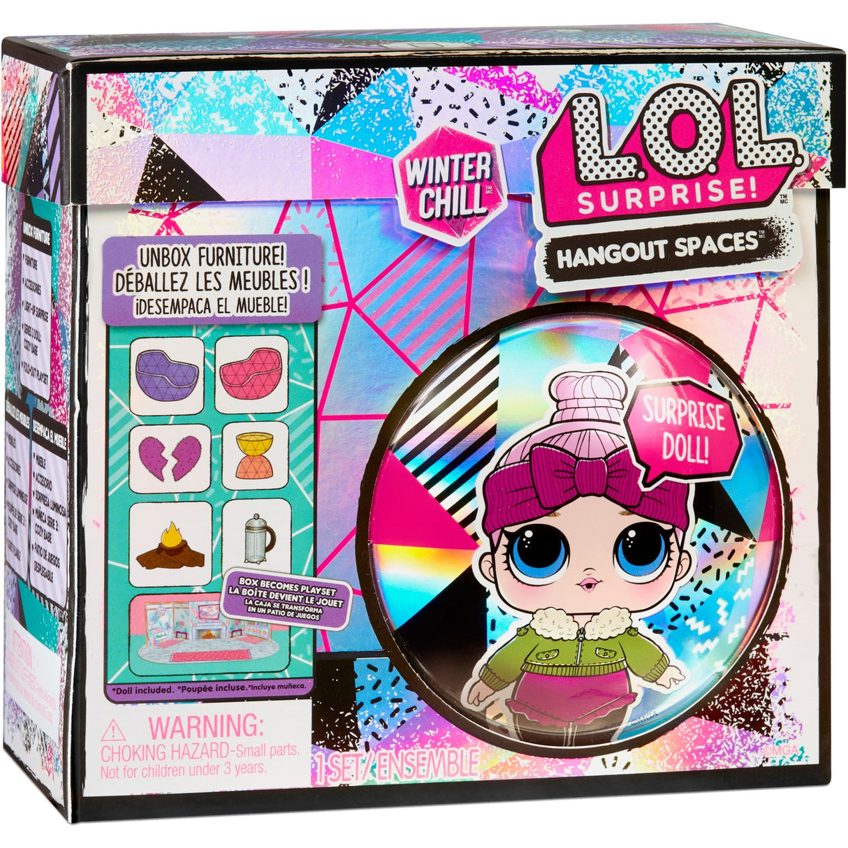 MGA Entertainment Surprise! Spazi di ritrovo freddo invernale Sty