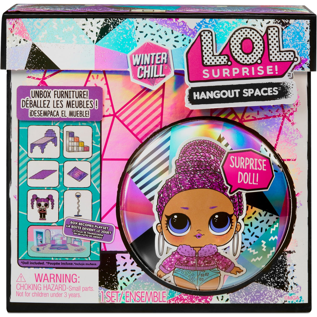 MGA Entertainment Surprise! Spazi di ritrovo freddo invernale Sty