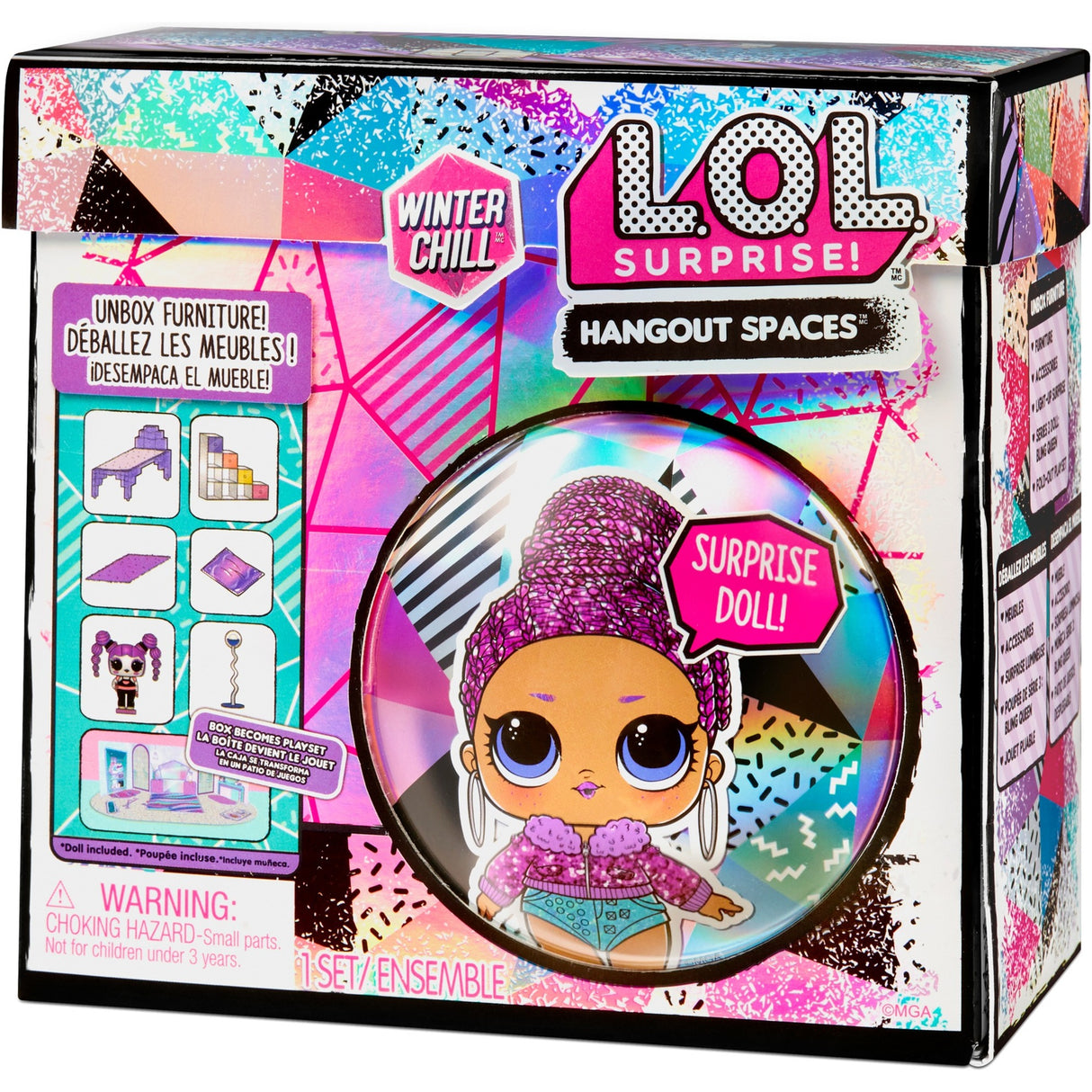MGA Entertainment Surprise! Spazi di ritrovo freddo invernale Sty