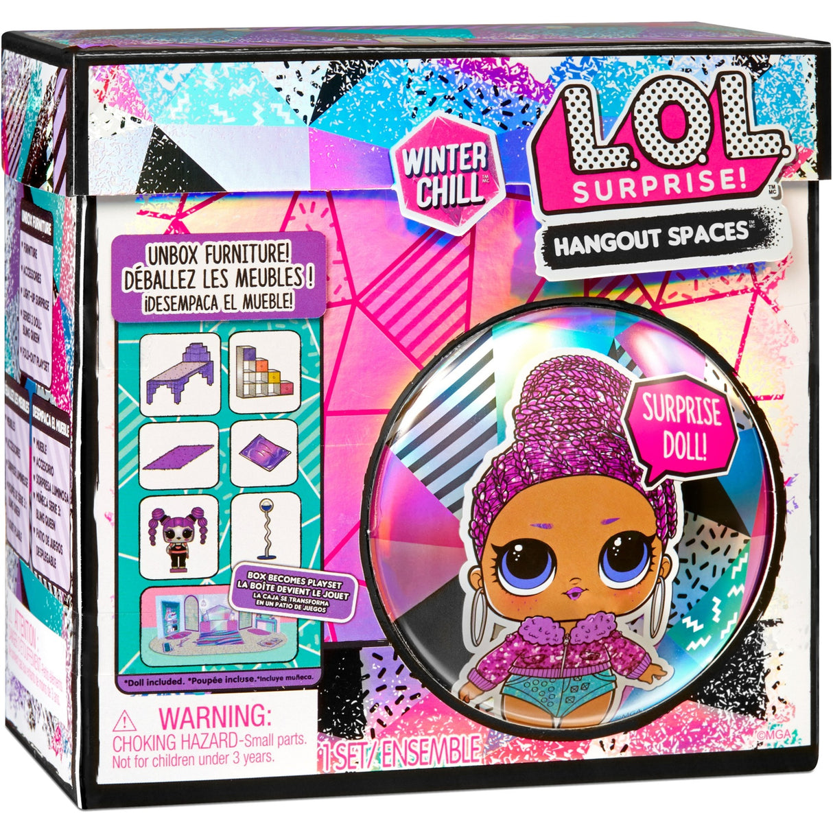 MGA Entertainment Surprise! Spazi di ritrovo freddo invernale Sty