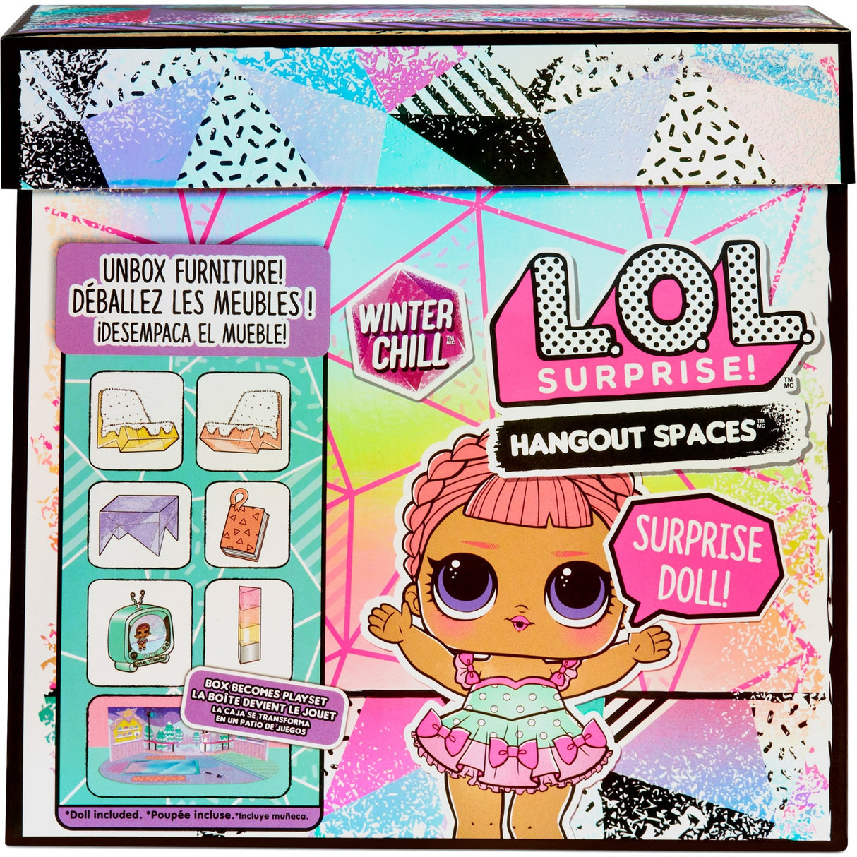 MGA Entertainment Surprise! Vinter chill hangout -utrymmen sty