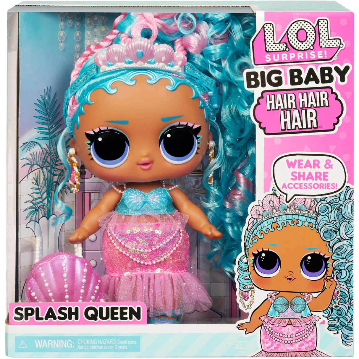 MGA Entertainment Überraschung! Baby Haarhaar Haar Puppe -