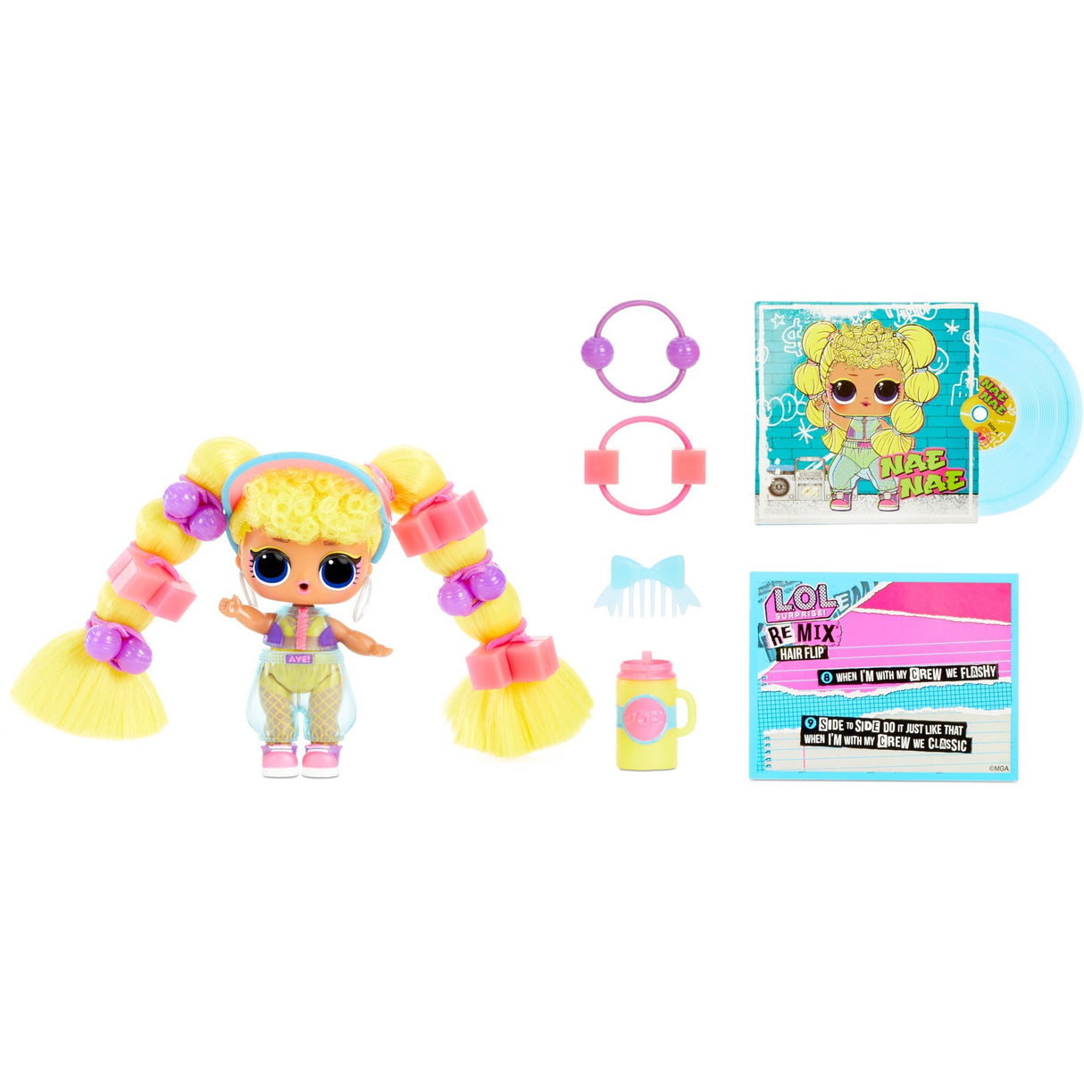 MGA Entertainment překvapení! Remix Hairfflip