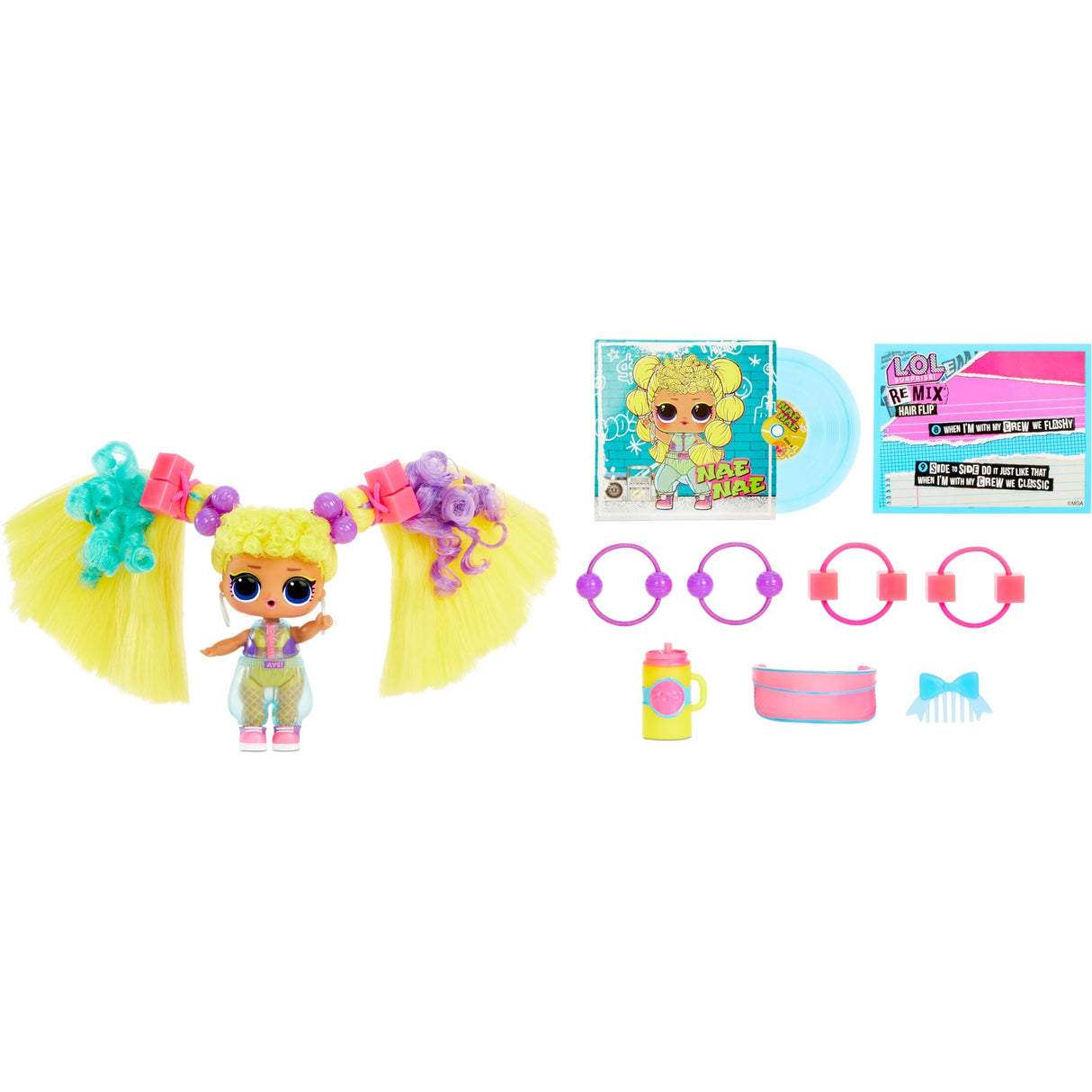 MGA Entertainment překvapení! Remix Hairfflip
