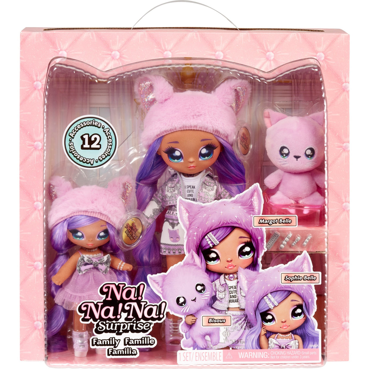 MGA Entertainment After! Po! Po! Rodinná překvapení levandule Kitty rodina