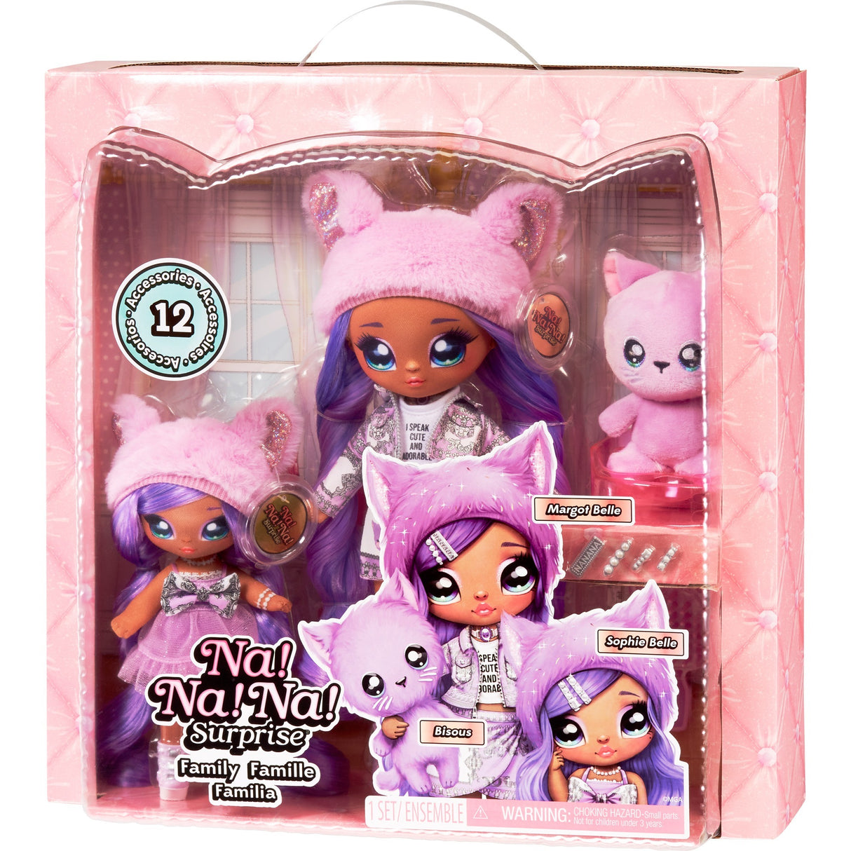 MGA Entertainment After! Po! Po! Rodinná překvapení levandule Kitty rodina