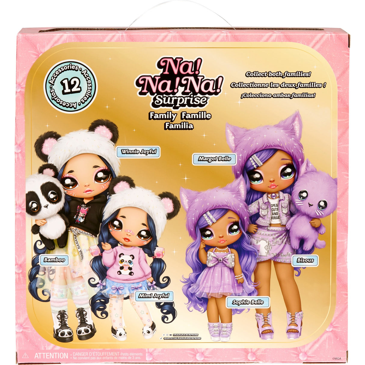 MGA Entertainment After! Po! Po! Rodinná překvapení levandule Kitty rodina