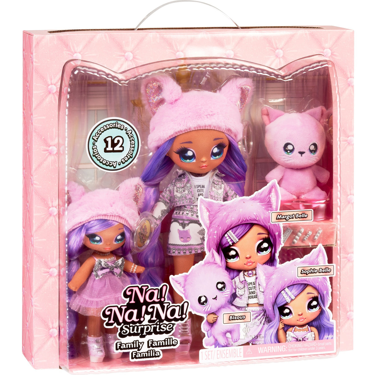 MGA Entertainment After! Po! Po! Rodinná překvapení levandule Kitty rodina