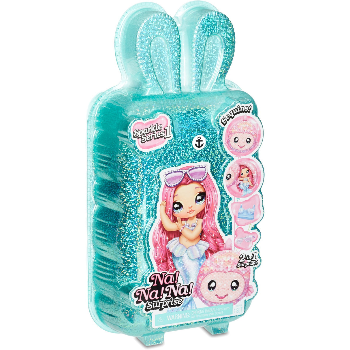 MGA Ënnerhalung nach! Nodeem! Nodeem! Iwwerraschung 2-in-1 Sparkle Serie 1 Fashi