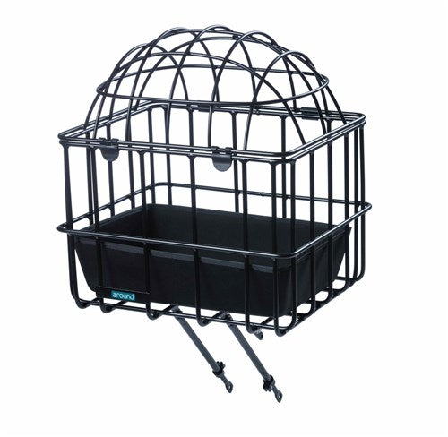 Ronderëm d'Déierebürofronte Carrier Luna alu Mat Black