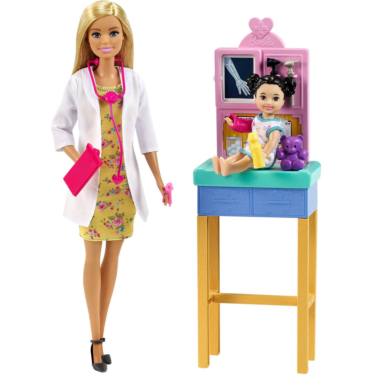 Mattel career doll pediatrician play set