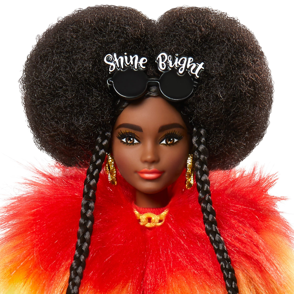 Mattel Extra Doll 1 Rainbow Coat with Pet Poodle