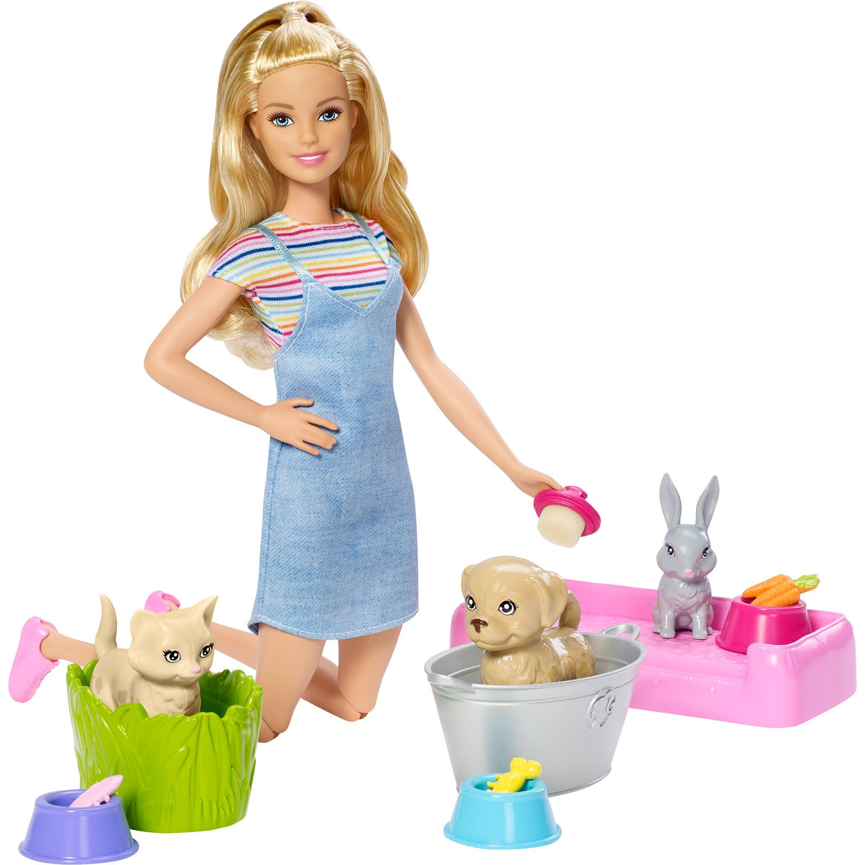 Mattel 'n' laver la poupée et le jeu de jeux