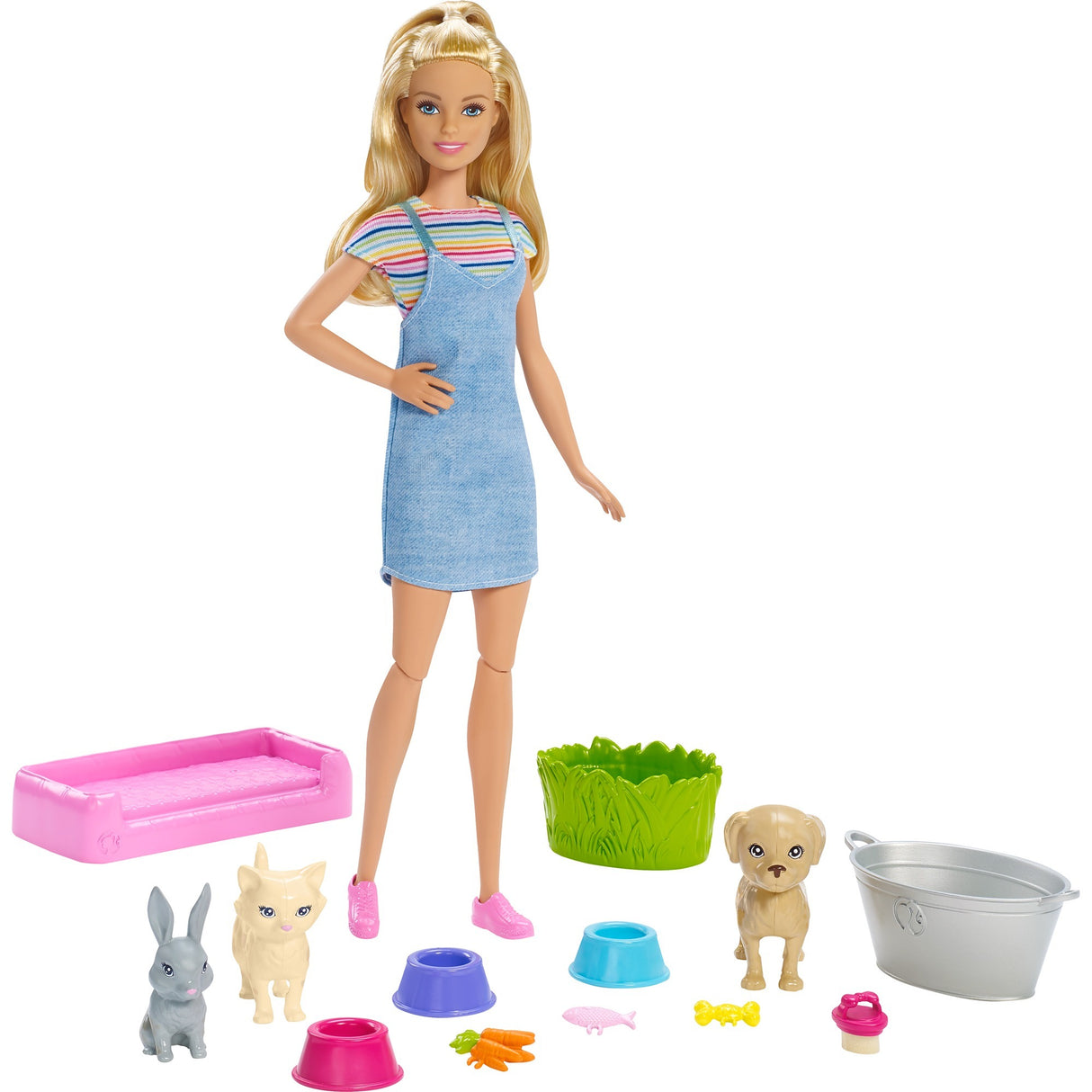 Mattel 'n' laver la poupée et le jeu de jeux