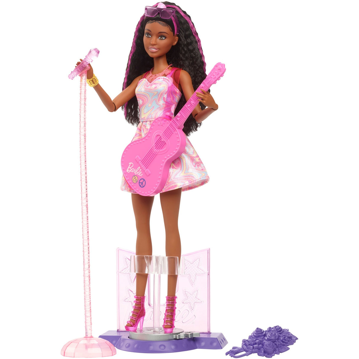 Mattel career pop star with moving stage