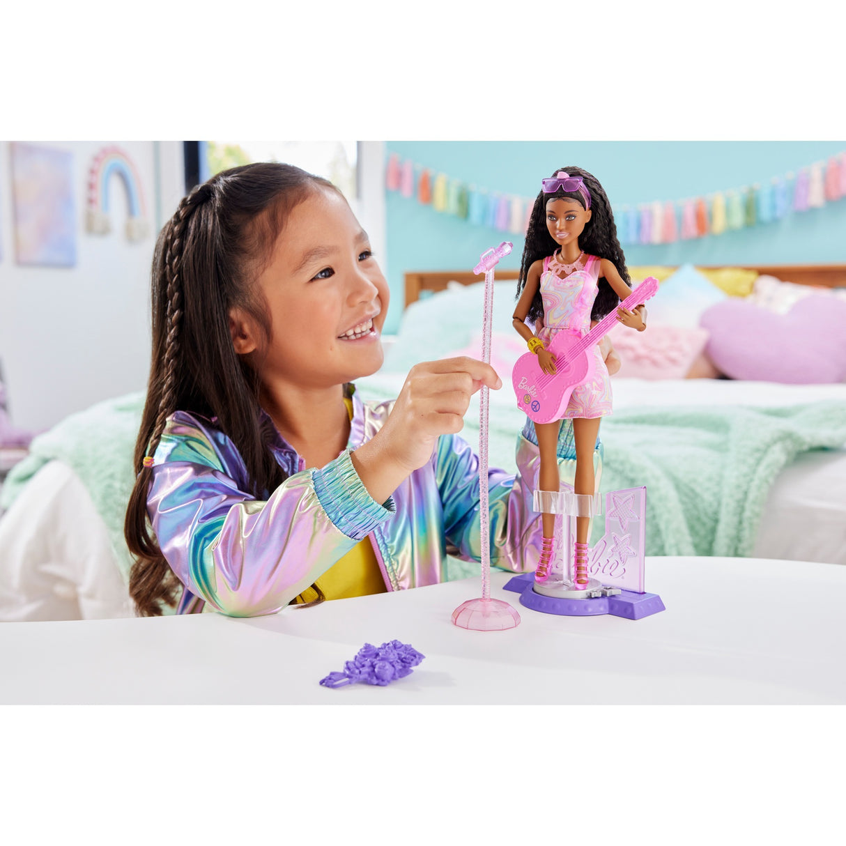 Mattel career pop star with moving stage