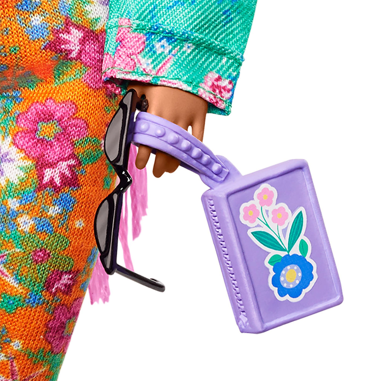 Mattel Extra Doll 10 blomsterprintjakke med DJ Mouse