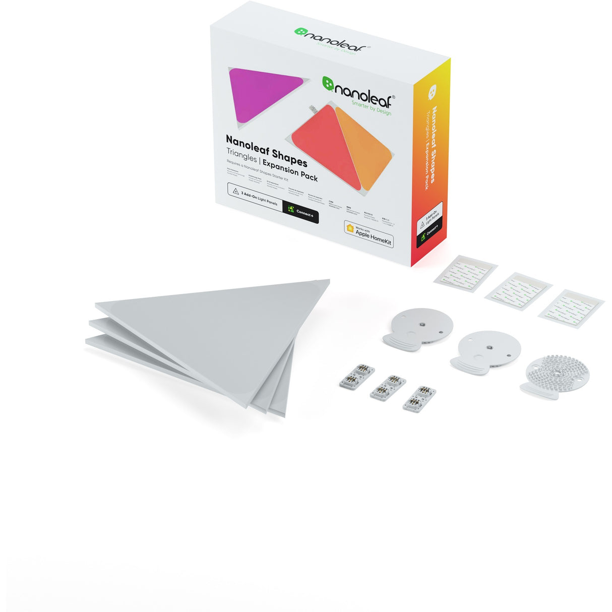 Nanoleaf nanoleaf oblikuje trikotnike razširitvene pakete 3-paket