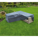 D'Natur Gaart Miwweldeckungen fir Lounge Set L-Form
