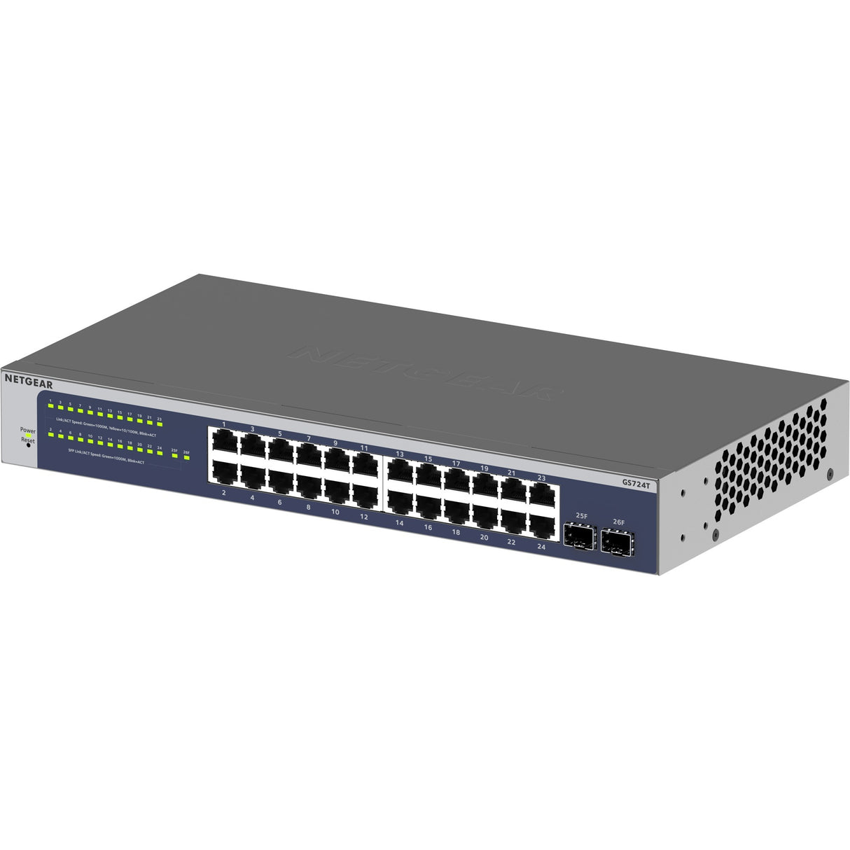Gigabitový přepínač NetGear 24-Port (GS724TV6)