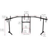 Next Level Racing Next Level Racing Free Standing Triple Monitor Stand