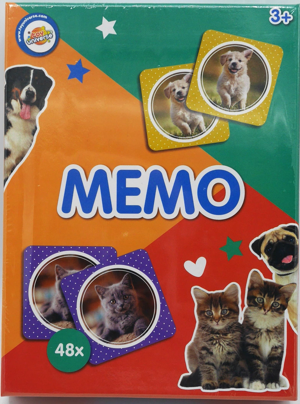 Introducción al juego Memo Memory Recoja la mayoría de las cartas dobles, con imágenes de animales