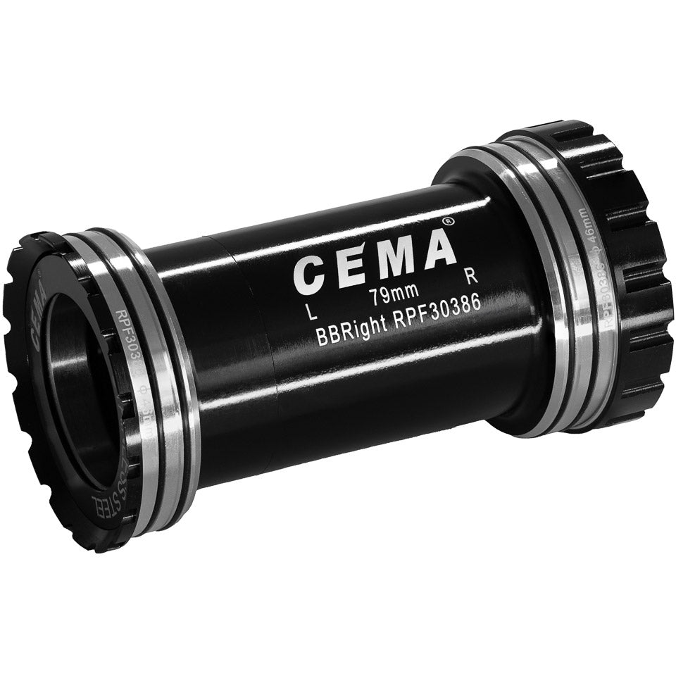 Cema bottom bracket axle bbright46 praxis m30-rvs-black