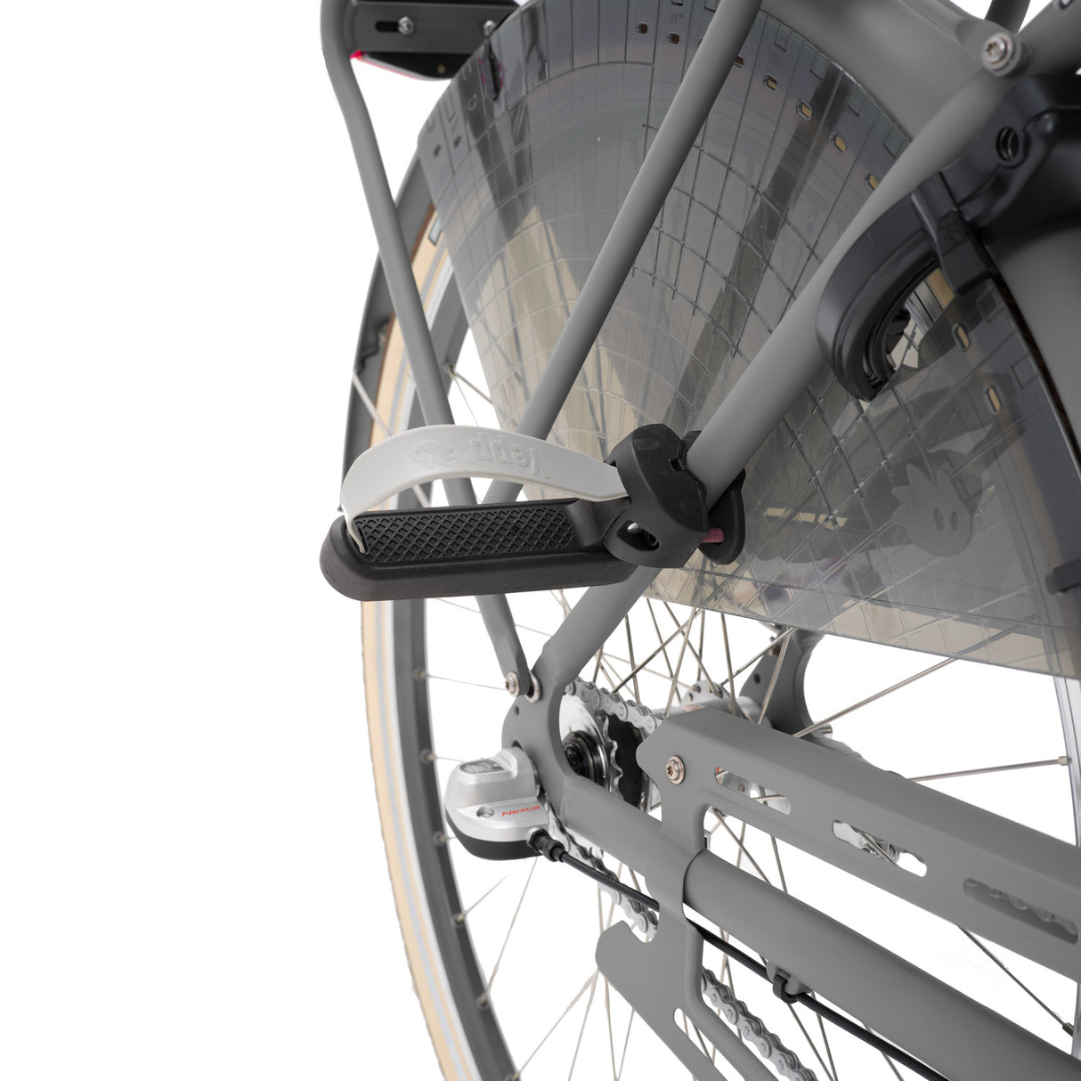 Yepp Thule tylne siedzenie Junior Budget Black + Yeppie stopy