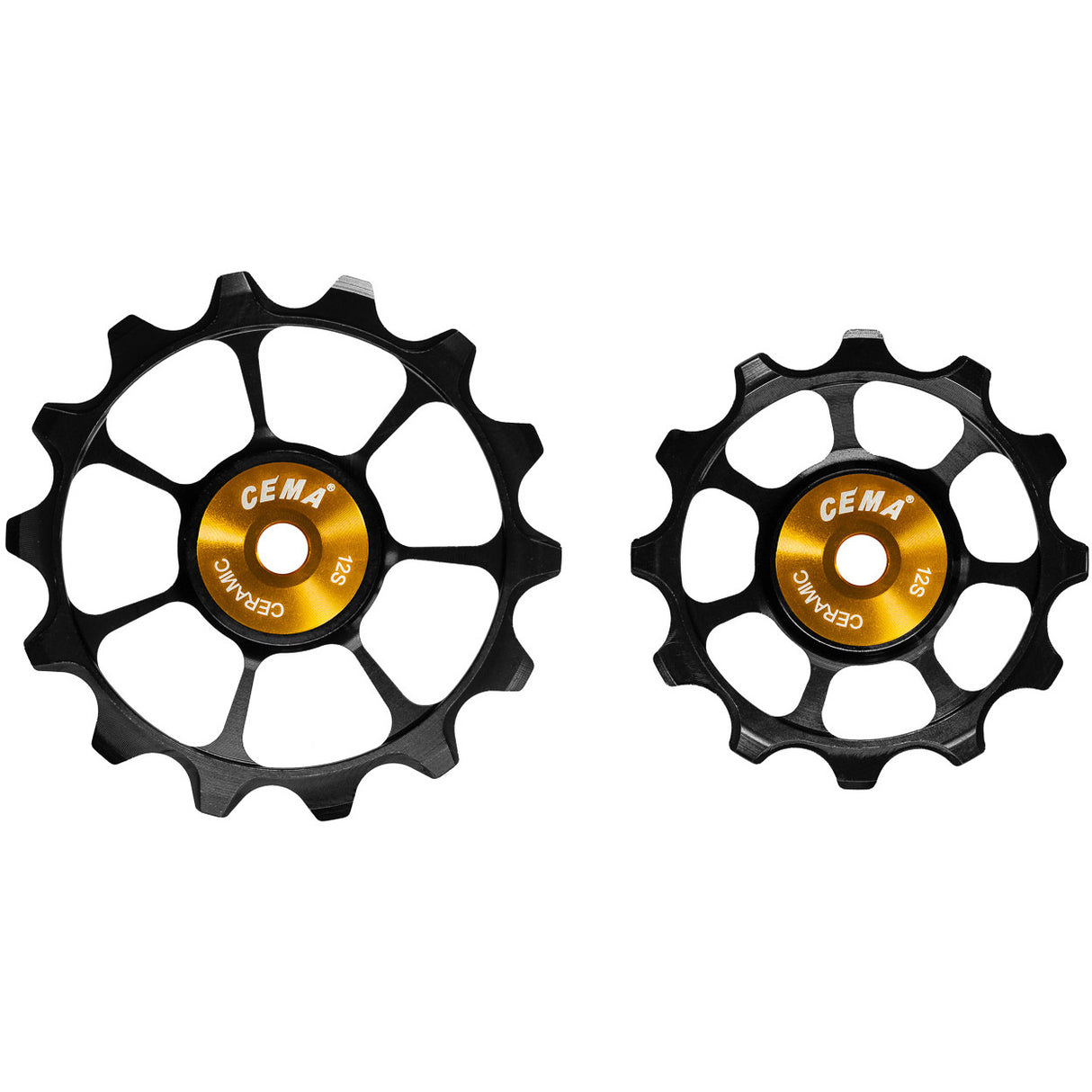 Cema Deraaleur Swies Ceramic Shimano 12V sort