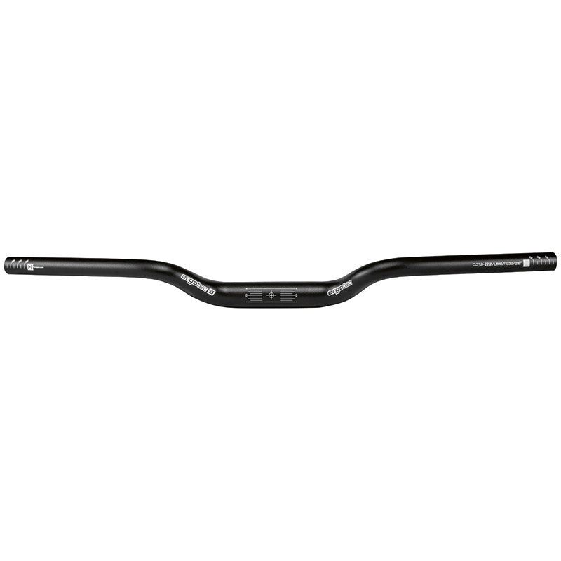 Ergotec Lenkung M-Bar 31,8 700 mm Anstieg 39 mm SL6 Matt Schwarz