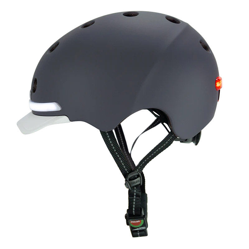 Melon helm met verlichting e-series highway m-l
