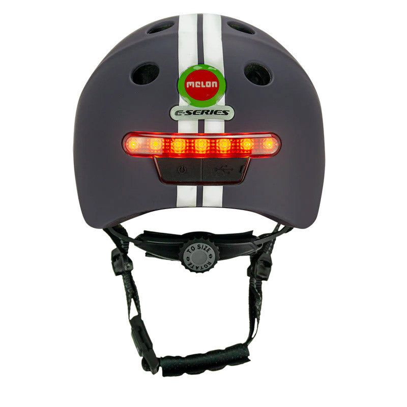 Melon helm met verlichting e-series highway m-l