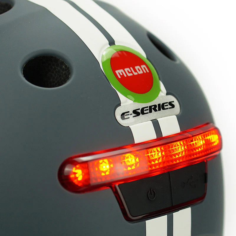 Melon helm met verlichting e-series highway m-l