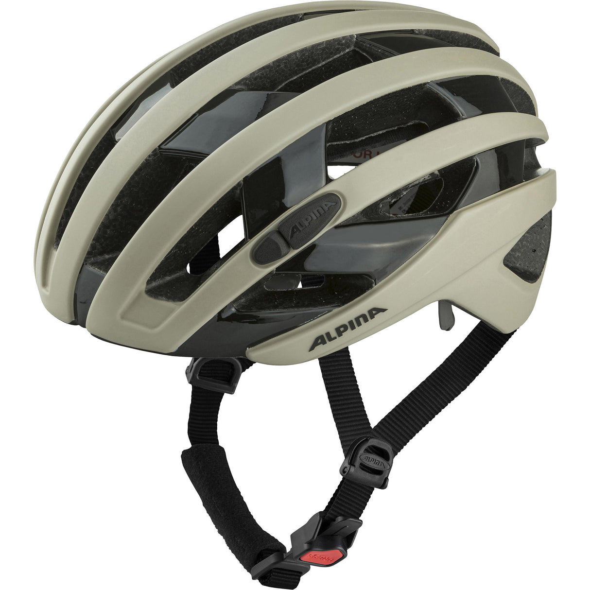Olympesch Sportswear Alpina Sport Rass Helm Ray Ray 55-59 Matt Sand