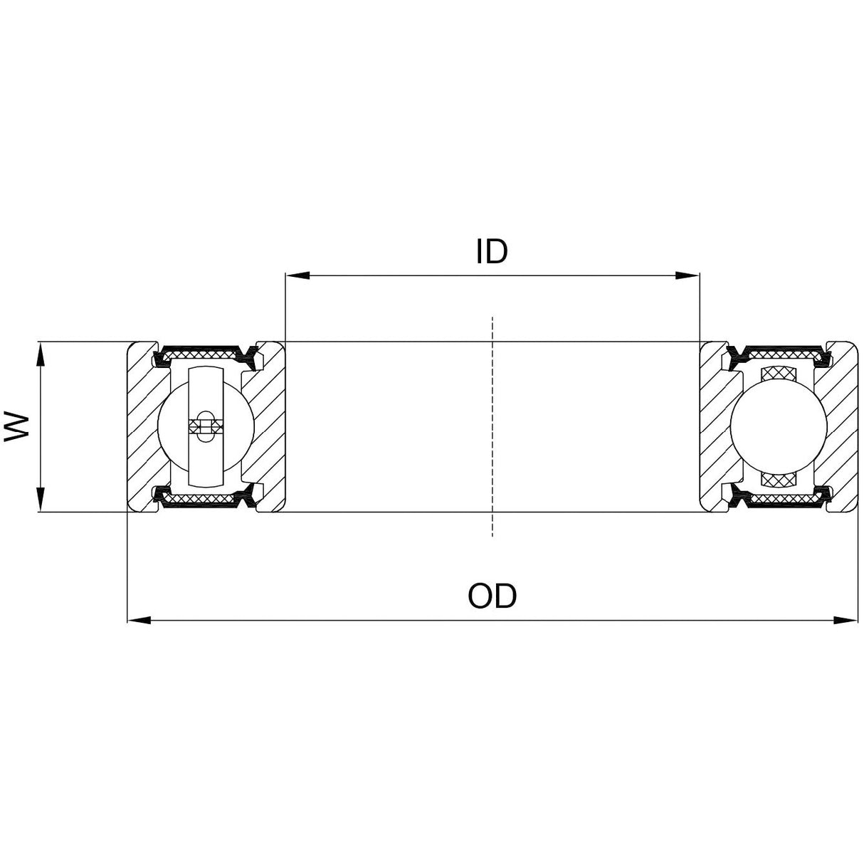 Marwi Union Kogellager CB-081 6802 2RS 15X24X5