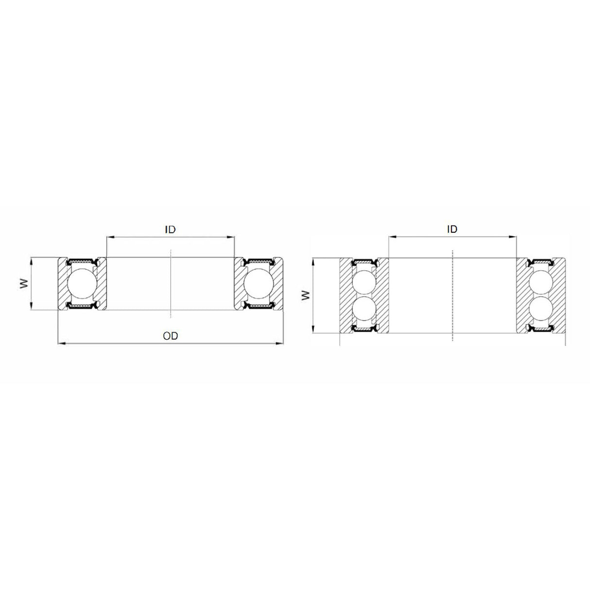Union Kogellager Max CB-423 698V LLU 8x19x6 Ceramic
