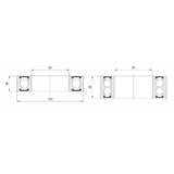 Union Kogellager Max CB-423 698V LLU 8x19x6 Ceramic