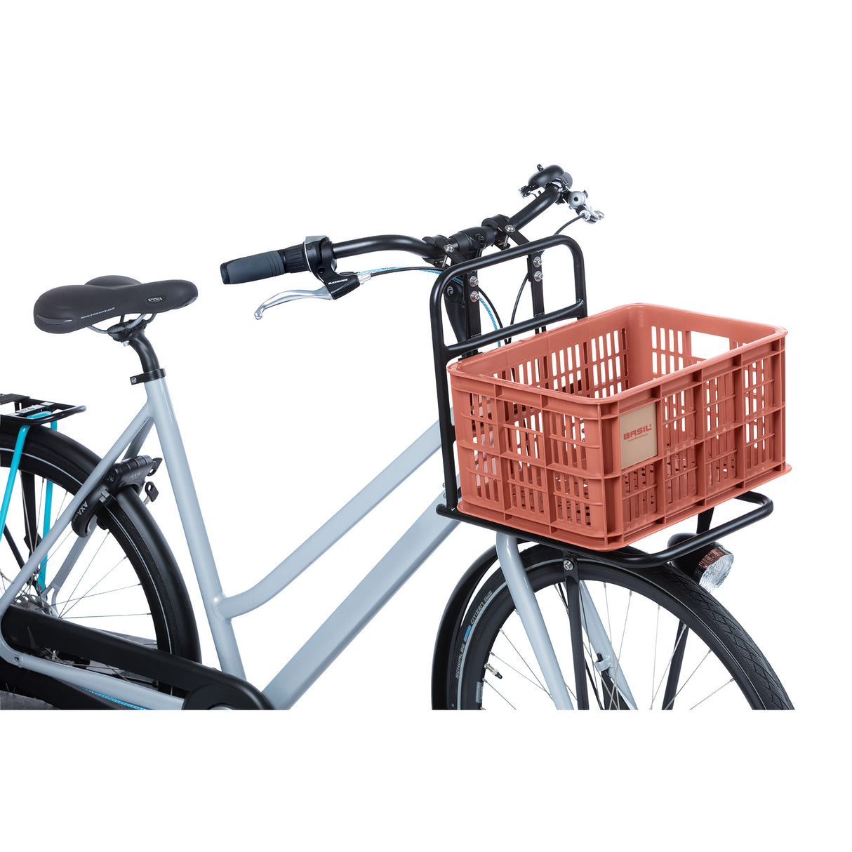 Basilikum fietslat S - klein - 17,5 Liter - rot