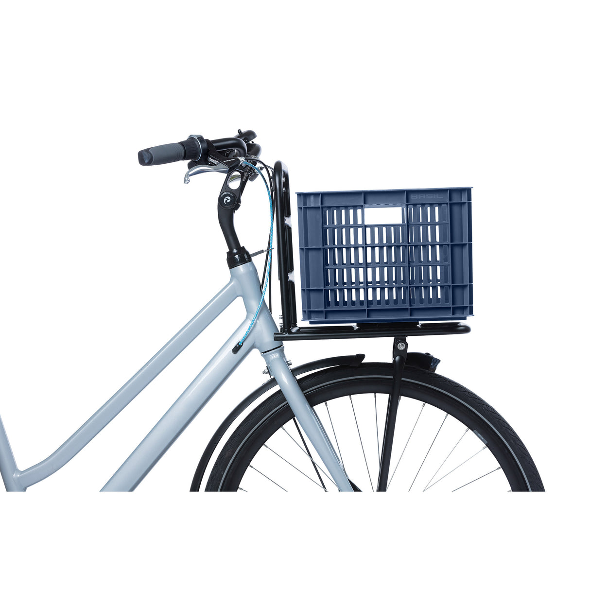 Basilikum fietslat m - mittel - 29,5 Liter - blau