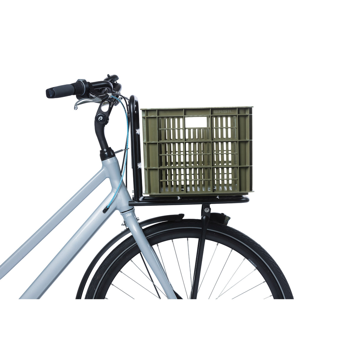 Basilikum fietslat l - groß - 40 Liter - grün