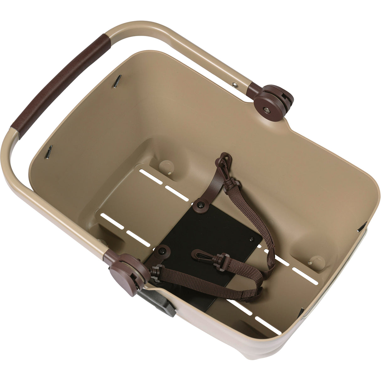 Basilikum Buddy KF - Hundebikekorb - First - Biscotti Brown