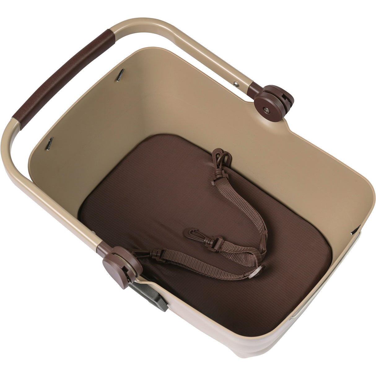 Basilikum Buddy KF - Hundebikekorb - First - Biscotti Brown