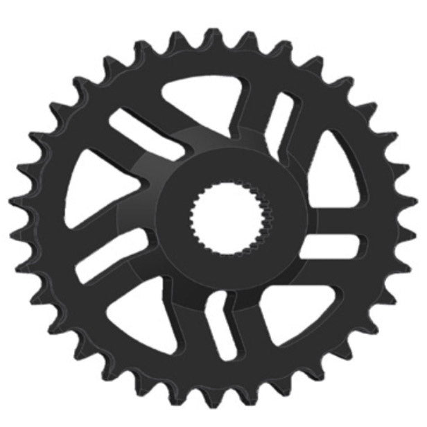 Esjot Gear Forest Gene. 4 NW 38T Cl53 dm 3 mm črna
