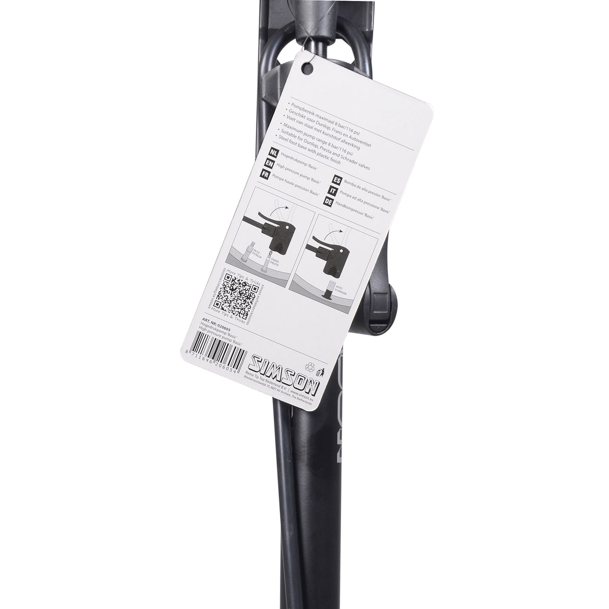 Højtrykspumpe Grundlæggende 60 cm sort