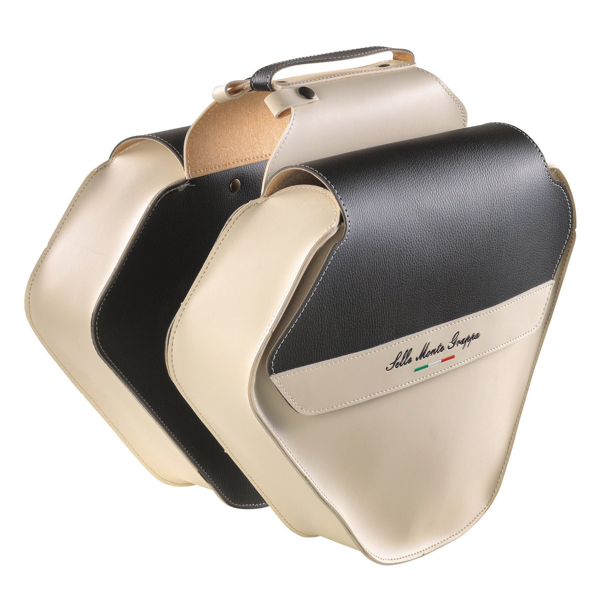 Selle Monte Grappa Monte Grappa dvojna torba 17,5L Fashion Skay Cream Black