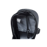 Basil Mada Saddle Bag - kompaktní, černá, 1L, suchý zip, příslušenství