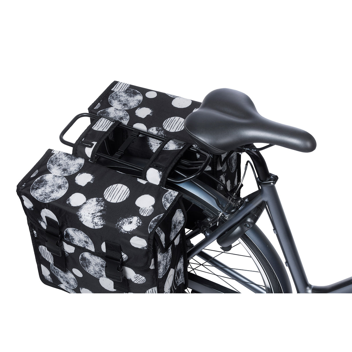 Basilikum Bag Mara XL Double | Kugel | Schwarz grau