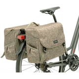 Mondi Joy Double Fahrradbeutel - Wasser - Repellent Polyester - Racktime - Ivy Grey