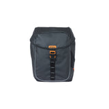 Basil Miles Tarpaulin Mik - Dobbelt cykelpose, sort, vandtæt, 34 liter